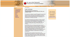 Desktop Screenshot of laborpachmann.de